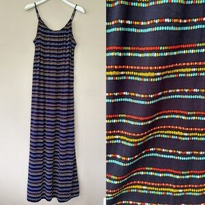 Women's Large Maxi Dress Adjustable Spaghetti Straps Sleeveless Comfort Merona